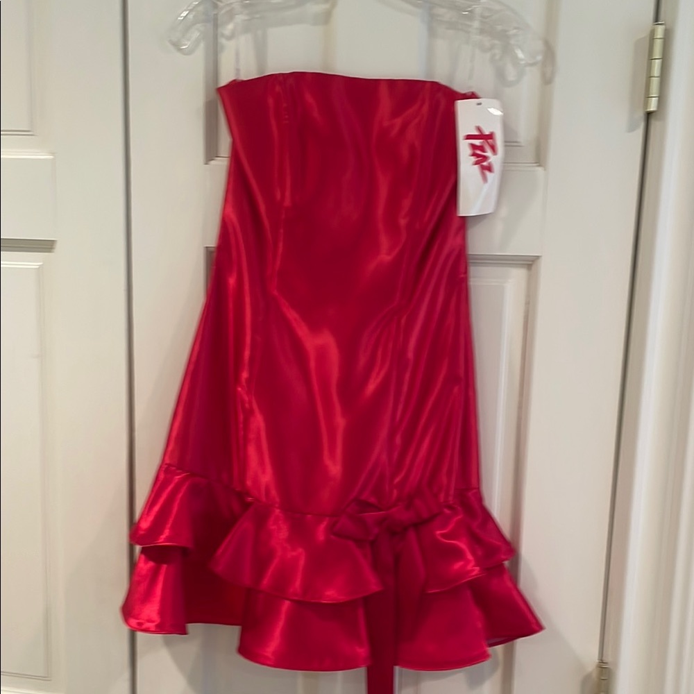 Jessica Mclintock red short dresss
